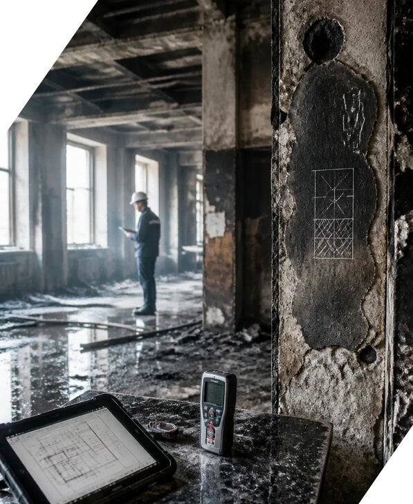 Обследование зданий после пожара в Михайловке от 15251 р. | ЭкспертизаРоссия