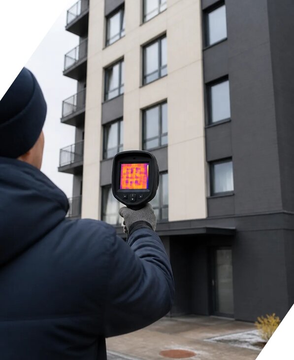 Тепловизионное обследование зданий в Михайловке от 5084 р. | ЭкспертизаРоссия